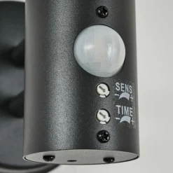 hofstein Applique murale d'extérieur Saaseg Anthracite, 1 lumière, Détecteur de mouvement