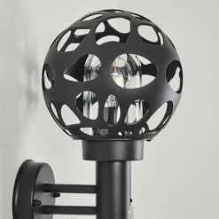 hofstein Applique murale d'extérieur Saaseg Anthracite, 1 lumière, Détecteur de mouvement