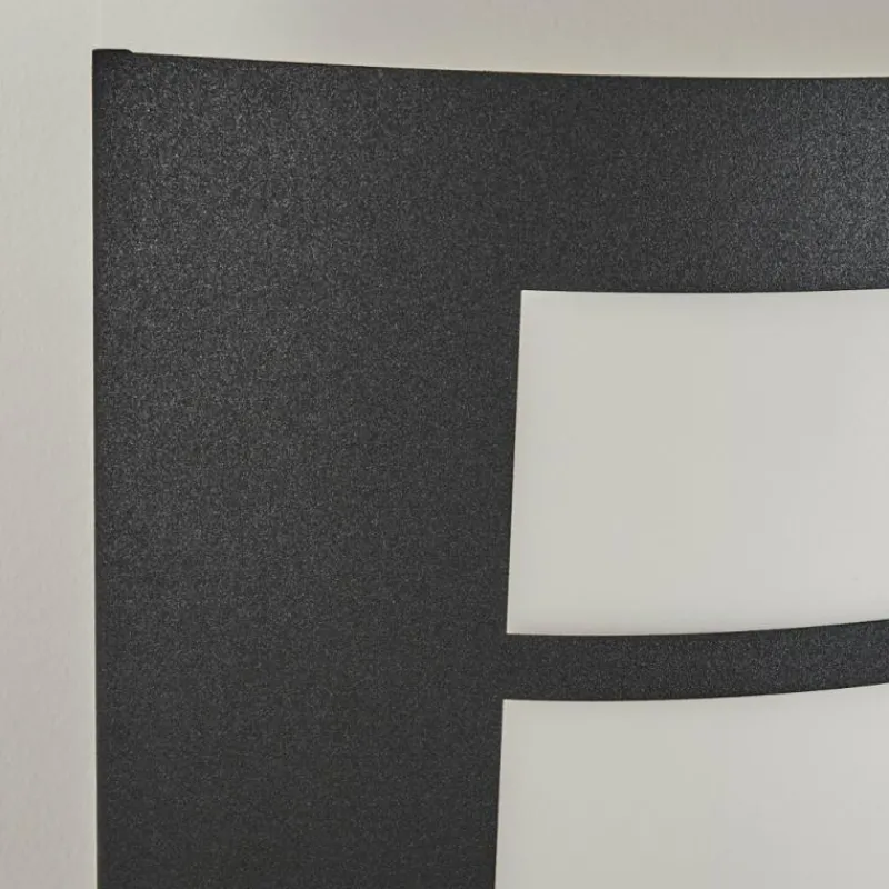 hofstein Applique murale d'extérieur Matilau Noir, Blanc, 1 lumière, Détecteur de mouvement