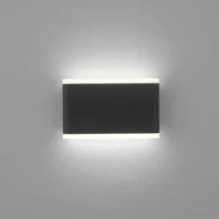 Luminaires Paul Neuhaus Applique murale d'extérieur Paul-Neuhaus ELSA LED Anthracite, 2 lumières