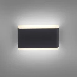 Luminaires Paul Neuhaus Applique murale d'extérieur Paul-Neuhaus ELSA LED Anthracite, 2 lumières