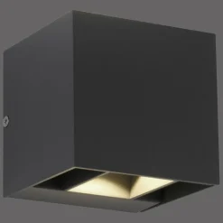 Luminaires Paul Neuhaus Applique murale d'extérieur Paul-Neuhaus BLOCK LED Anthracite, 2 lumières