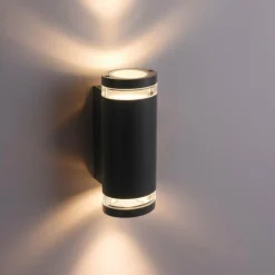 Luminaires Paul Neuhaus Applique murale d'extérieur Paul-Neuhaus KARL Anthracite, 2 lumières