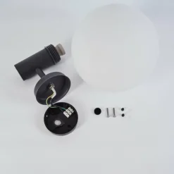 hofstein Applique murale d'extérieur Bubodefo Anthracite, 1 lumière