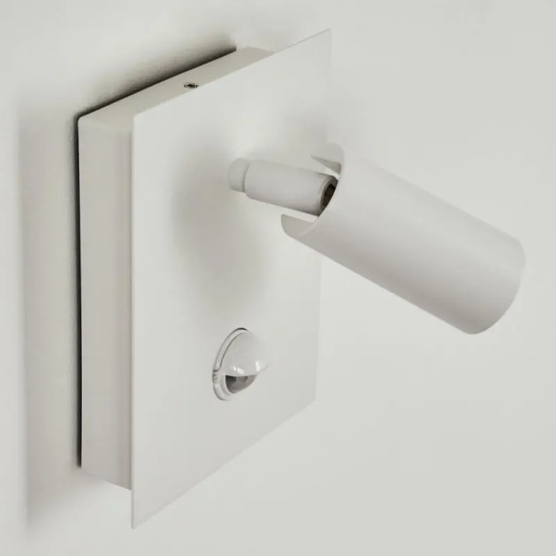 hofstein Applique murale d'extérieur Saeter LED Blanc, 1 lumière, Détecteur de mouvement