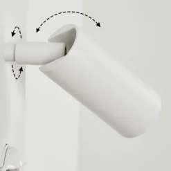 hofstein Applique murale d'extérieur Saeter LED Blanc, 2 lumières, Détecteur de mouvement