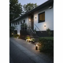 Luminaires Philips Applique murale d'extérieur Philips Hue White Fuzo LED Noir, 1 lumière