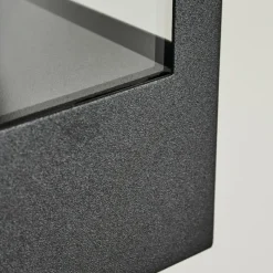 hofstein Applique murale d'extérieur Caudry Noir, 1 lumière, Détecteur de mouvement