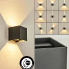 hofstein Applique murale d'extérieur Tamarin LED Anthracite, 1 lumière