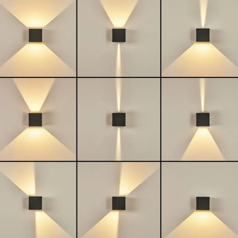 hofstein Applique murale d'extérieur Tamarin LED Anthracite, 1 lumière