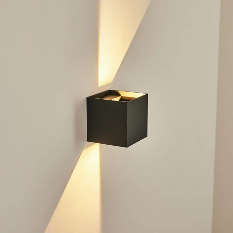 hofstein Applique murale d'extérieur Tamarin LED Anthracite, 1 lumière