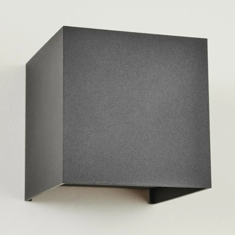 hofstein Applique murale d'extérieur Tamarin LED Anthracite, 1 lumière