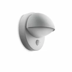 Luminaires Philips Applique murale d'extérieur Philips myGarden June Gris, 1 lumière, Détecteur de mouvement