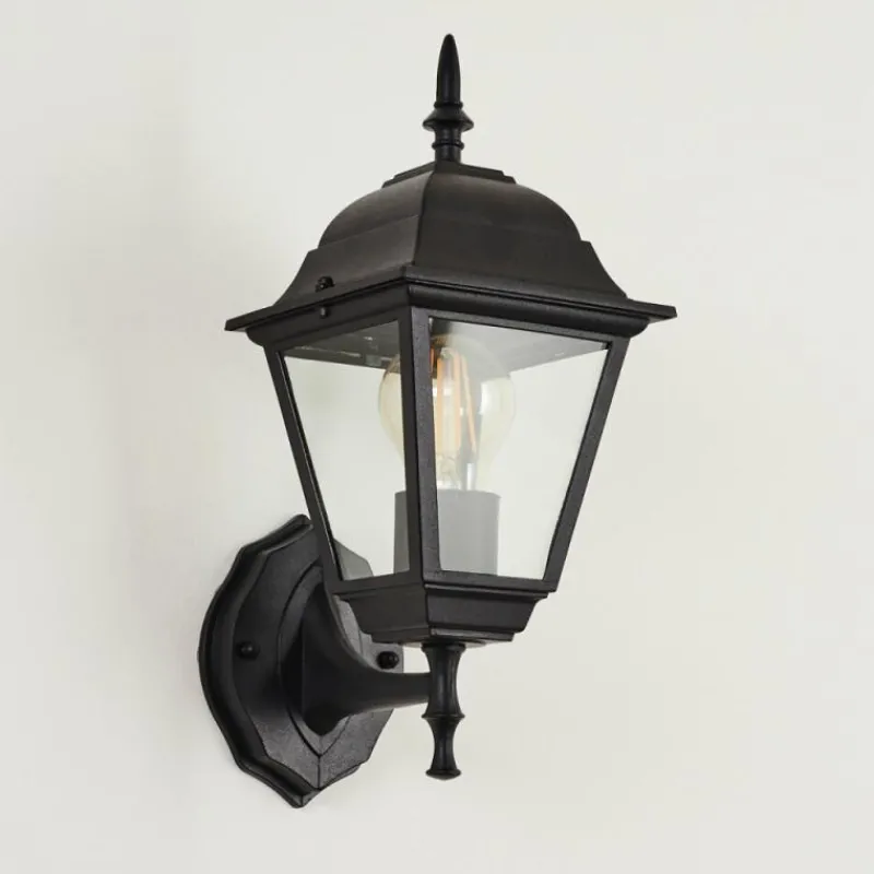 Luminaires Rustiques-hofstein Applique murale d'extérieur Naofe Noir, 1 lumière