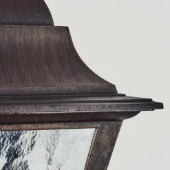 Luminaires Rustiques-hofstein Applique murale d'extérieur Chatelain Cuivre, Noir, 1 lumière