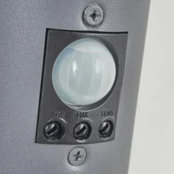 hofstein Applique murale d'extérieur Caserta Anthracite, 1 lumière, Détecteur de mouvement