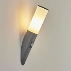 hofstein Applique murale d'extérieur Caserta Anthracite, 1 lumière, Détecteur de mouvement