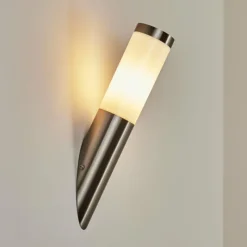 hofstein Applique murale d'extérieur Sessa Nickel mat, 1 lumière