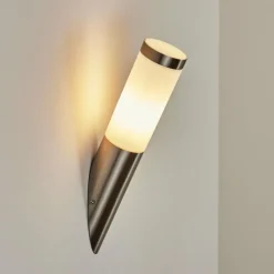 hofstein Applique murale d'extérieur Sessa Nickel mat, 1 lumière