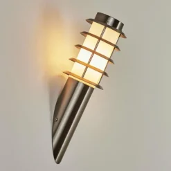 hofstein Applique murale d'extérieur Tunes Nickel mat, 1 lumière