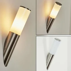 hofstein Applique murale d'extérieur Caserta Nickel mat, 1 lumière