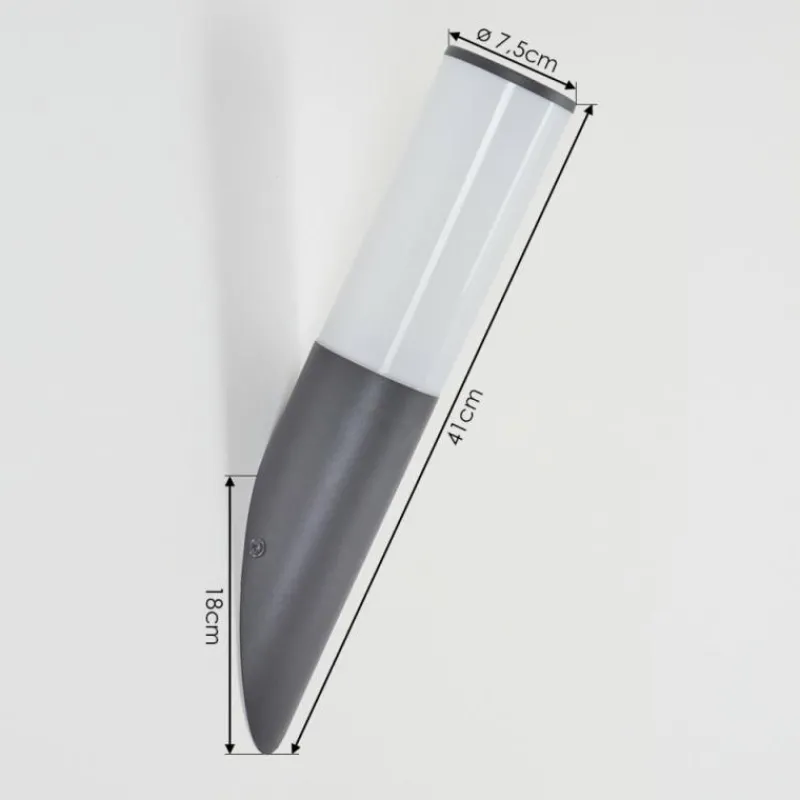 hofstein Applique murale d'extérieur Caserta Anthracite, 1 lumière