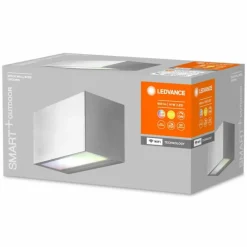Luminaires Ledvance Applique murale d'extérieur LEDVANCE Smart+ Acier brossé, 1 lumière