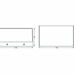 Luminaires Ledvance Applique murale d'extérieur LEDVANCE Smart+ Acier brossé, 1 lumière