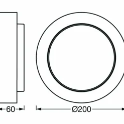 Luminaires Ledvance Applique murale d'extérieur LEDVANCE ENDURA Acier brossé, 1 lumière