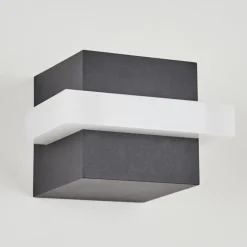 hofstein Applique murale d'extérieur Lisalara LED Anthracite, Blanc, 1 lumière