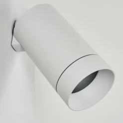 hofstein Applique murale d'extérieur Hakamken Blanc, 2 lumières, Détecteur de mouvement