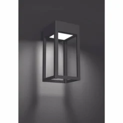 Luminaires LCD Applique murale d'extérieur LCD Kisselbach LED Noir, 1 lumière