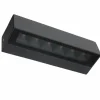 Luminaires LCD Applique murale d'extérieur LCD Luisenfels LED Noir, 2 lumières