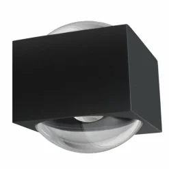 Luminaires LCD Applique murale d'extérieur LCD Fischeck LED Noir, 2 lumières