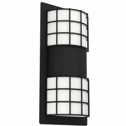 Luminaires Eglo Applique murale d'extérieur Eglo CISTIERNA Noir, 2 lumières