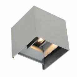 Luminaires Steinhauer Applique murale d'extérieur Steinhauer Muro LED Acier inoxydable, 2 lumières