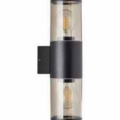 Luminaires Brilliant Applique murale d'extérieur Brilliant Sergioro Anthracite, 1 lumière