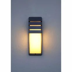 Luminaires Lutec Applique murale d'extérieur Lutec CITY Anthracite, 1 lumière