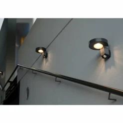 Luminaires Lutec Applique murale d'extérieur Lutec DISO LED Anthracite, 1 lumière, Détecteur de mouvement