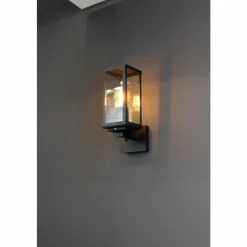 Luminaires Lutec Applique murale d'extérieur Lutec KARO Noir, 1 lumière