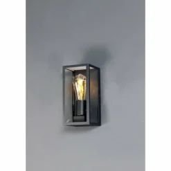 Luminaires Lutec Applique murale d'extérieur Lutec KARO Noir, 1 lumière