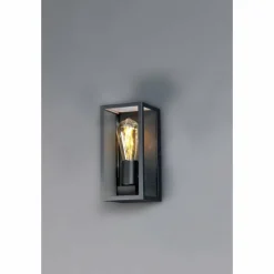 Luminaires Lutec Applique murale d'extérieur Lutec KARO Noir, 1 lumière