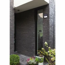 Luminaires Lutec Applique murale d'extérieur Lutec TUDA LED Noir, 1 lumière, Détecteur de mouvement