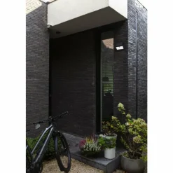 Luminaires Lutec Applique murale d'extérieur Lutec TUDA LED Noir, 1 lumière, Détecteur de mouvement