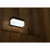 Luminaires Lutec Applique murale d'extérieur Lutec FRAN LED Noir, 1 lumière, Détecteur de mouvement