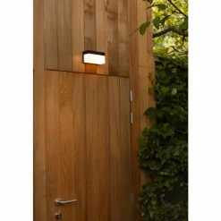Luminaires Lutec Applique murale d'extérieur Lutec FRAN LED Noir, 1 lumière, Détecteur de mouvement