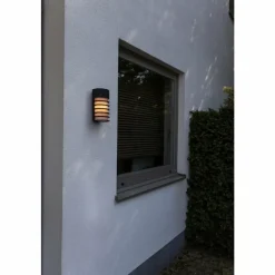 Luminaires Lutec Applique murale d'extérieur Lutec FULTON Noir, 1 lumière