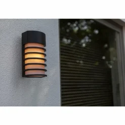 Luminaires Lutec Applique murale d'extérieur Lutec FULTON Noir, 1 lumière