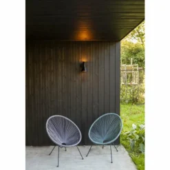 Luminaires Lutec Applique murale d'extérieur Lutec BRUND Noir, 2 lumières