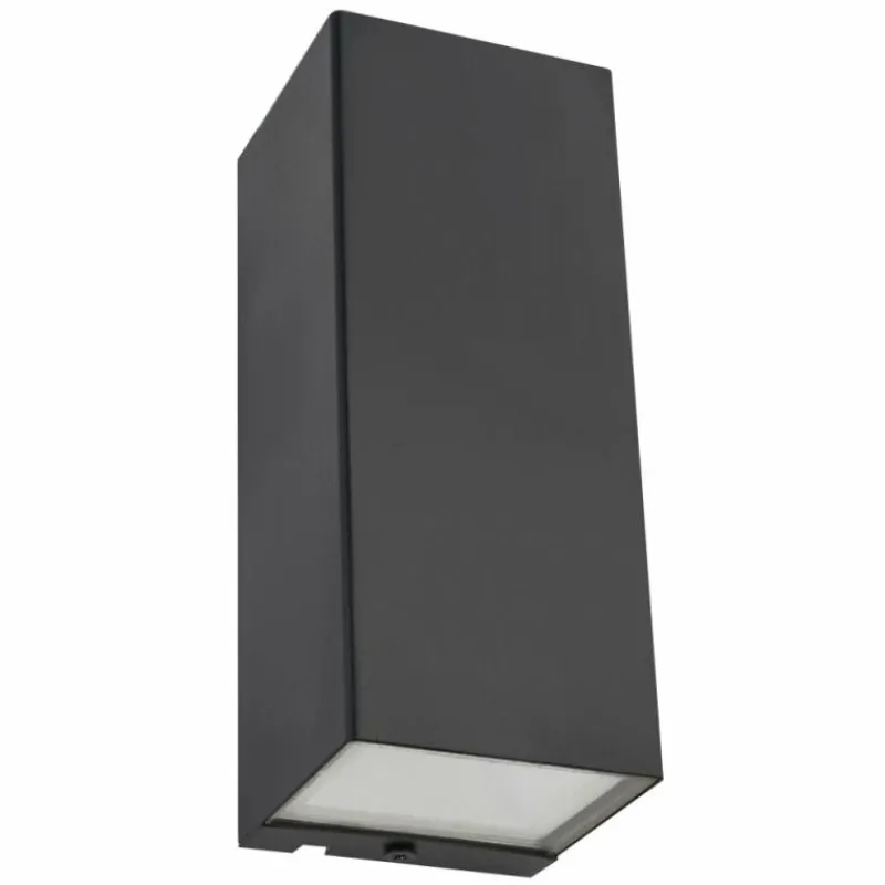 Luminaires Lutec Applique murale d'extérieur Lutec LUCA LED Noir, 1 lumière